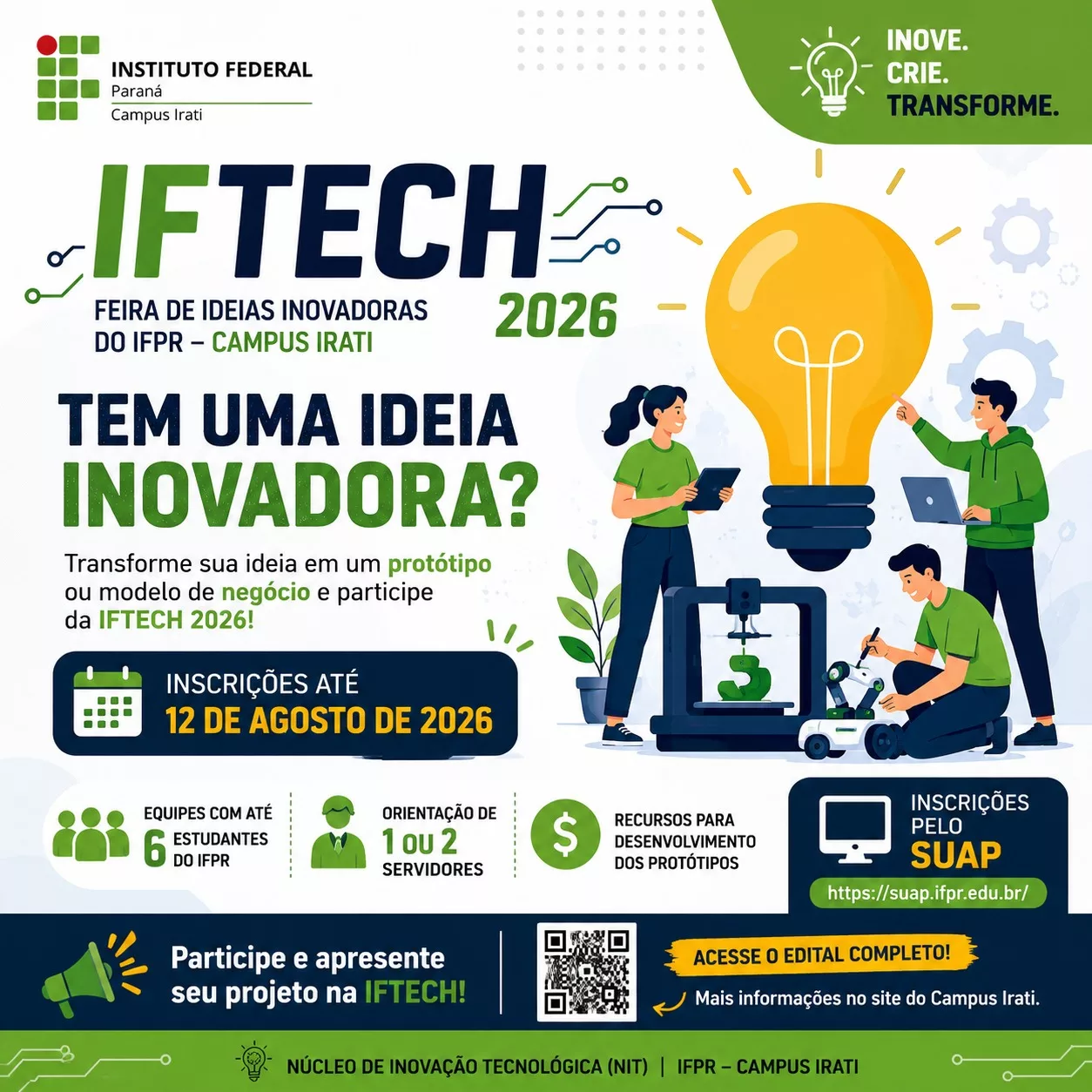 Cartaz de divulgação do IFTECH 2026